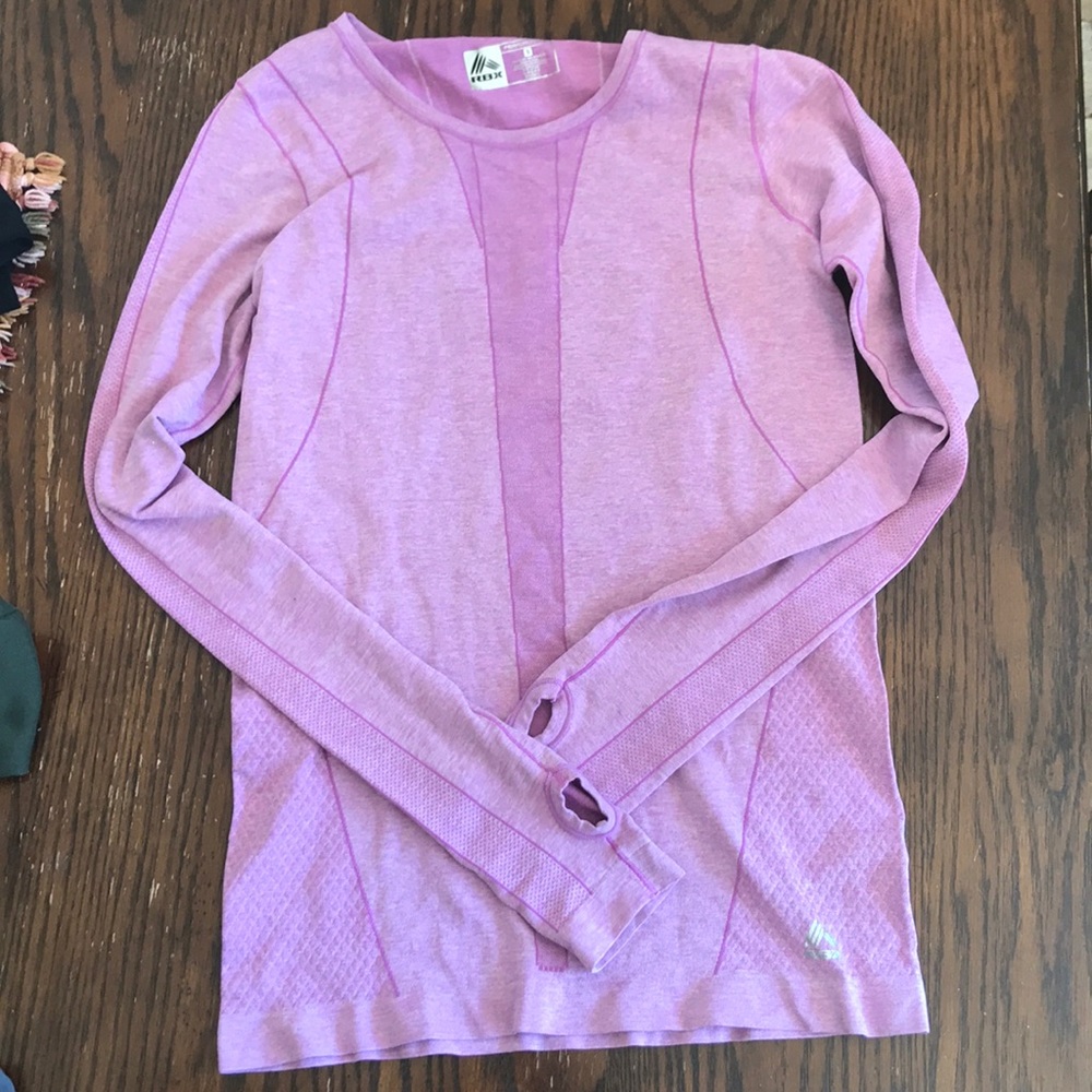 RBX Long Sleeve Workout Top With Thumb Holes